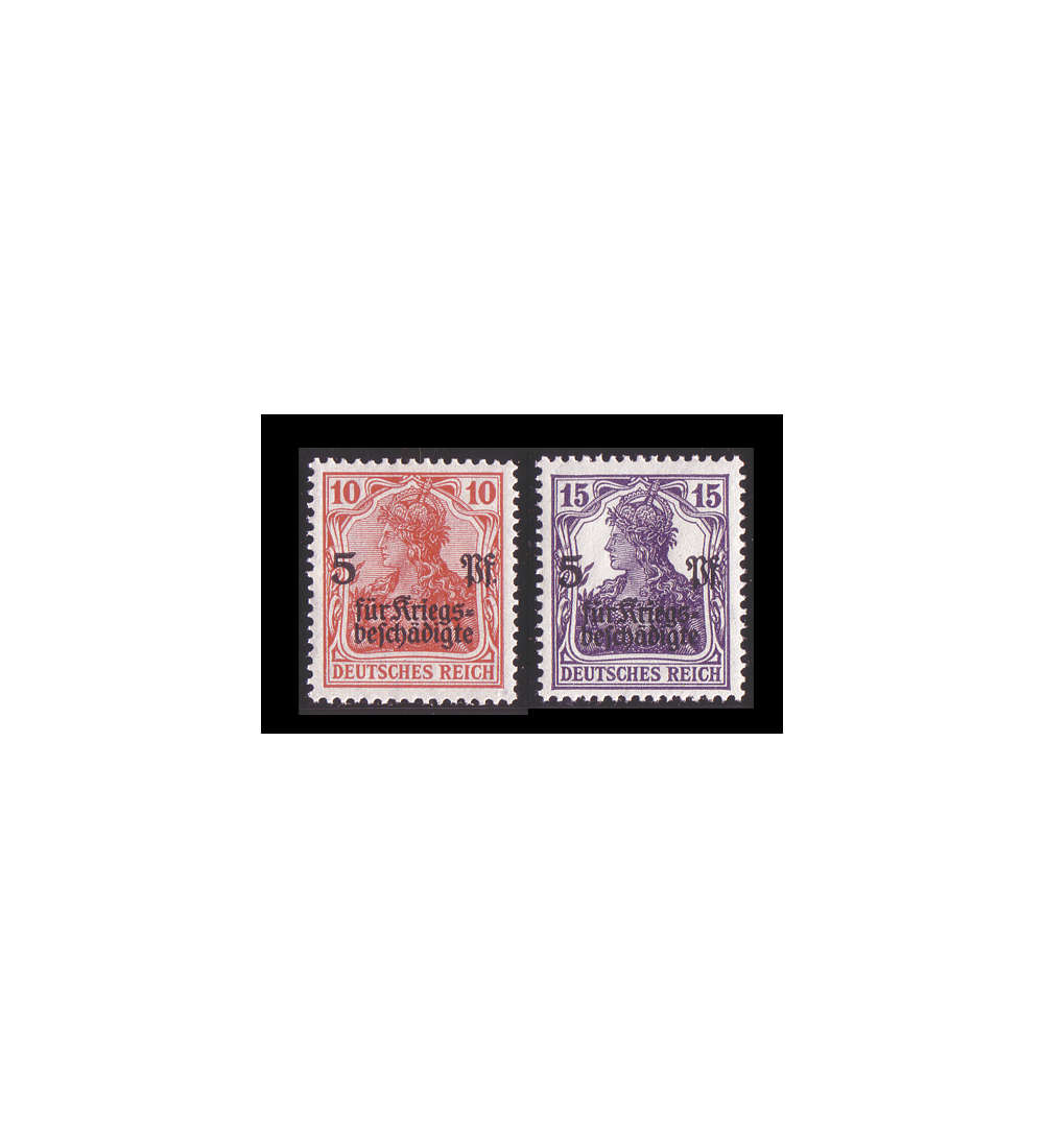 Deutsches Reich Nr. 105a+106b postfrisch, geprft + signiert