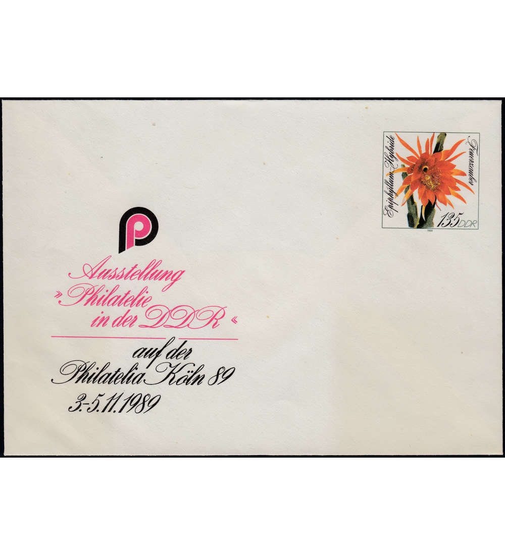 DDR Ganzsachenumschlag U10 postfrisch Philatelia 1990