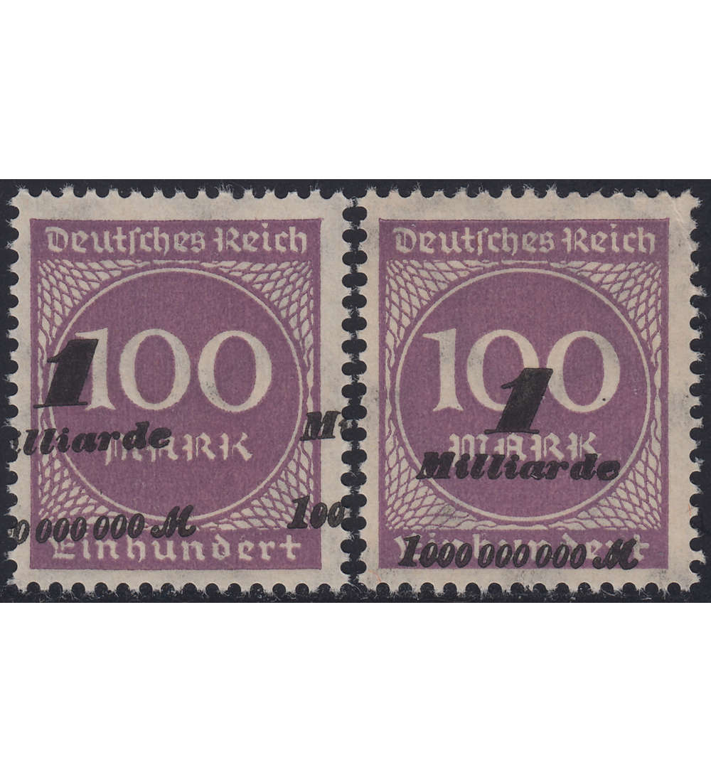 Deutsches Reich Nr. 331 postfrisch ** verschobener Aufdruck