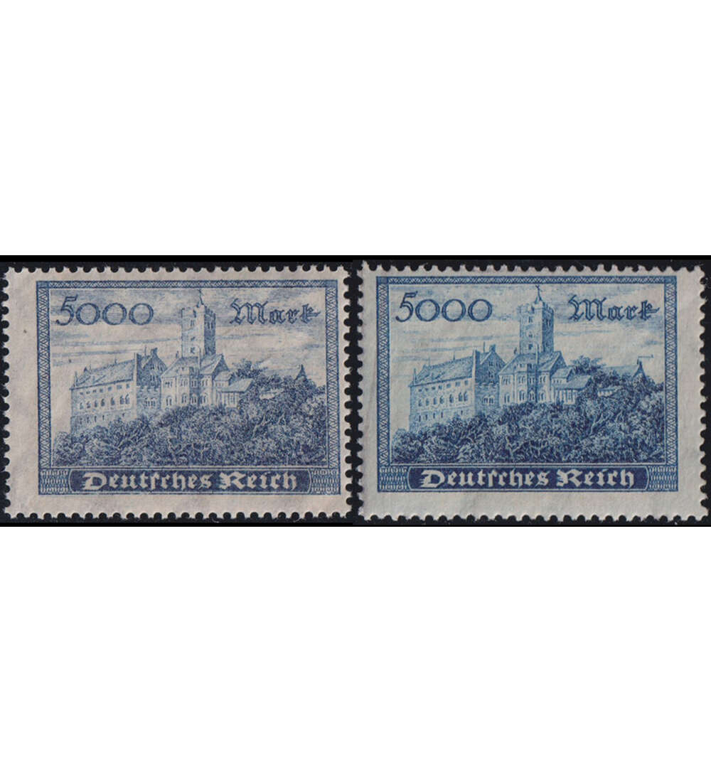 Dt. Reich - Besonderheiten Nr. 261 a + b postfrisch