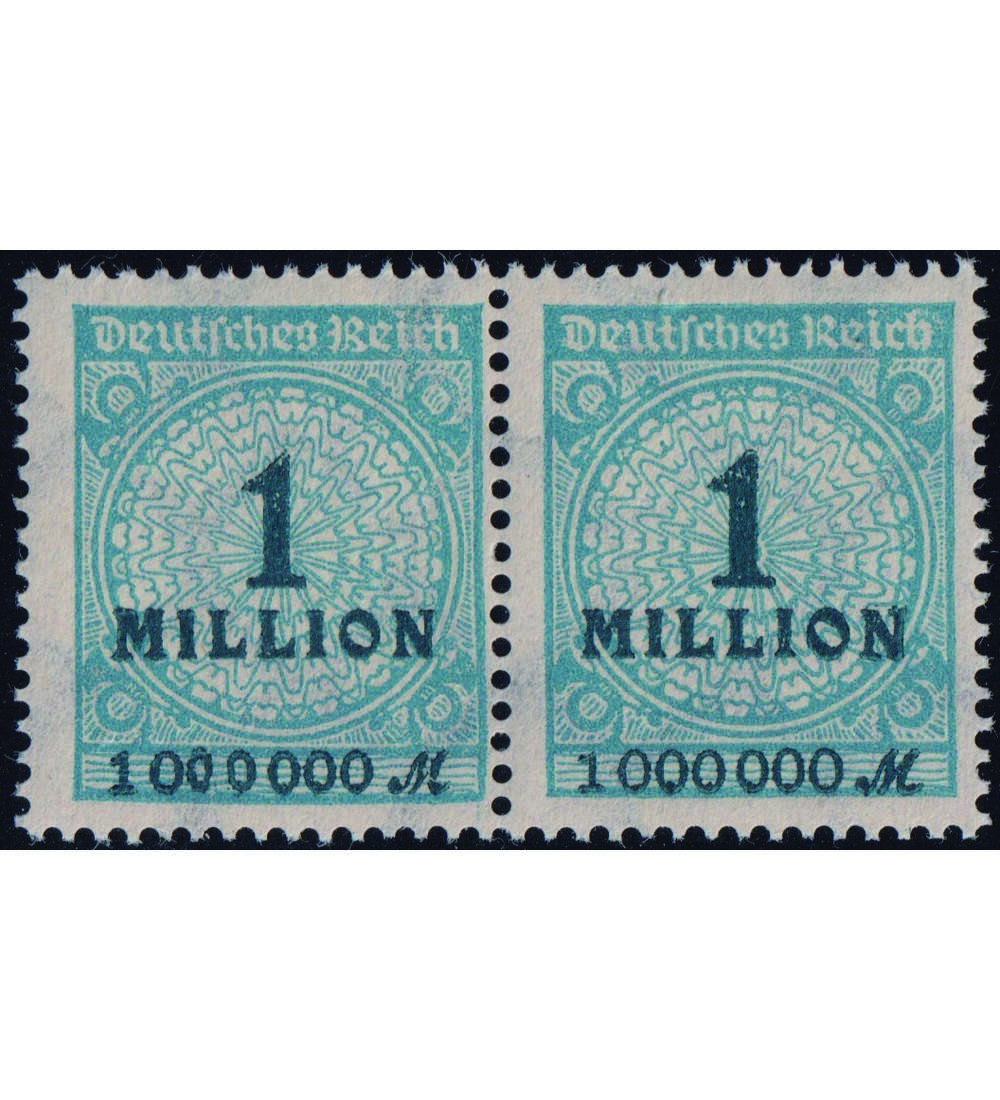 Dt. Reich - Besonderheiten Nr. 314 II postfrisches Paar R v. Reich unten geschlossen
