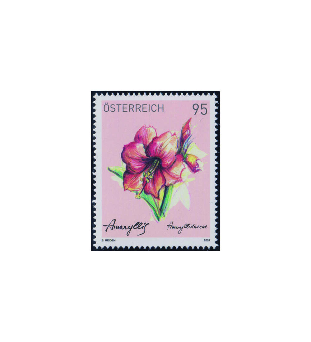 sterreich Nr. 3785 postfrisch Treuemarke 2024 Amaryllis