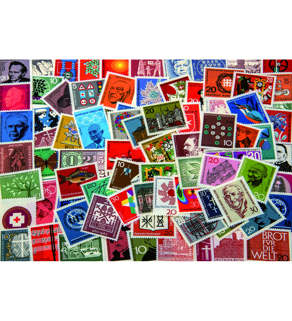 100 verschiedene BRD Ausgaben von 1960 bis 1969 postfrisch