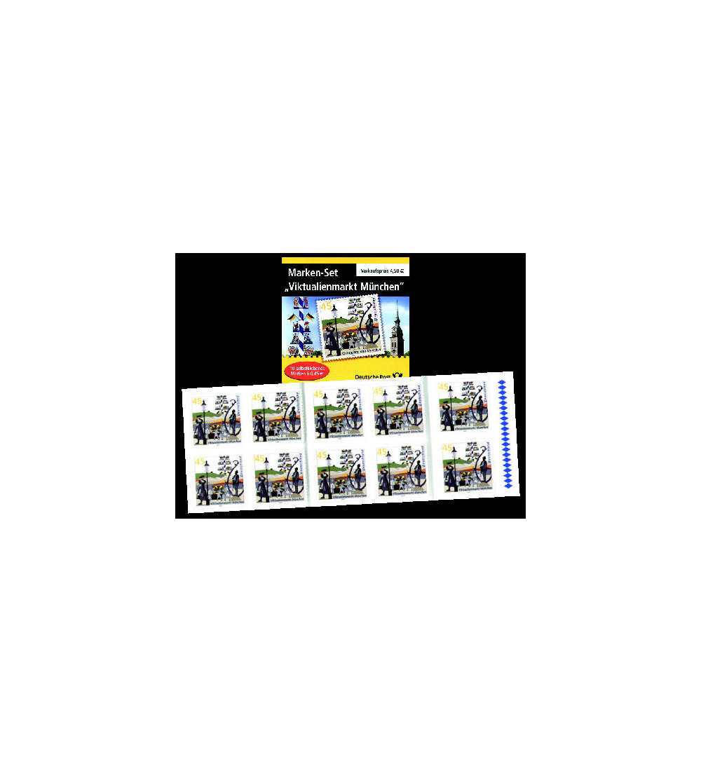 BRD Bund  Markenheft Nr. 53 Viktualienmarkt 2004