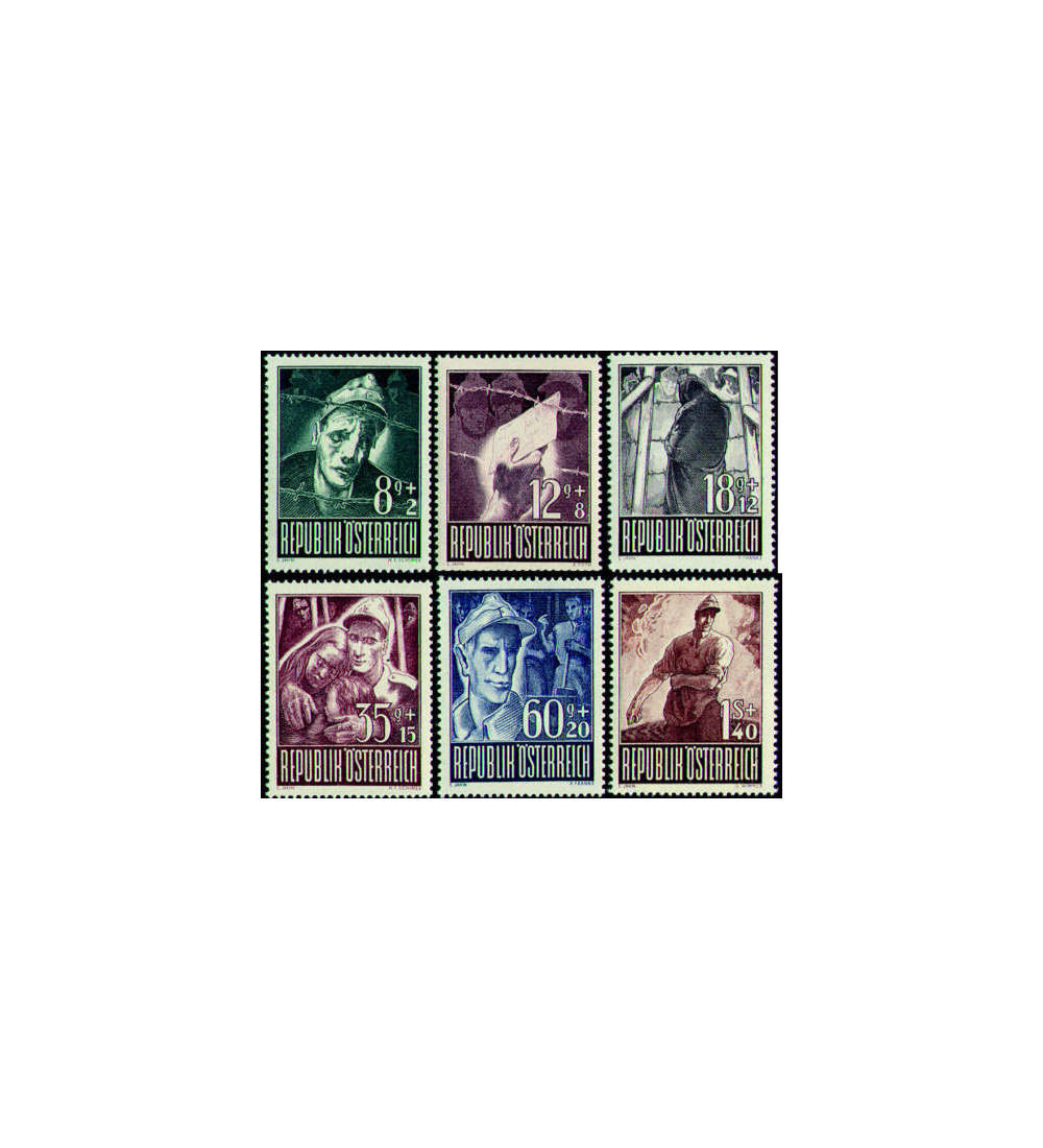 Altsterreich postfrisch mit Nr. 829-834