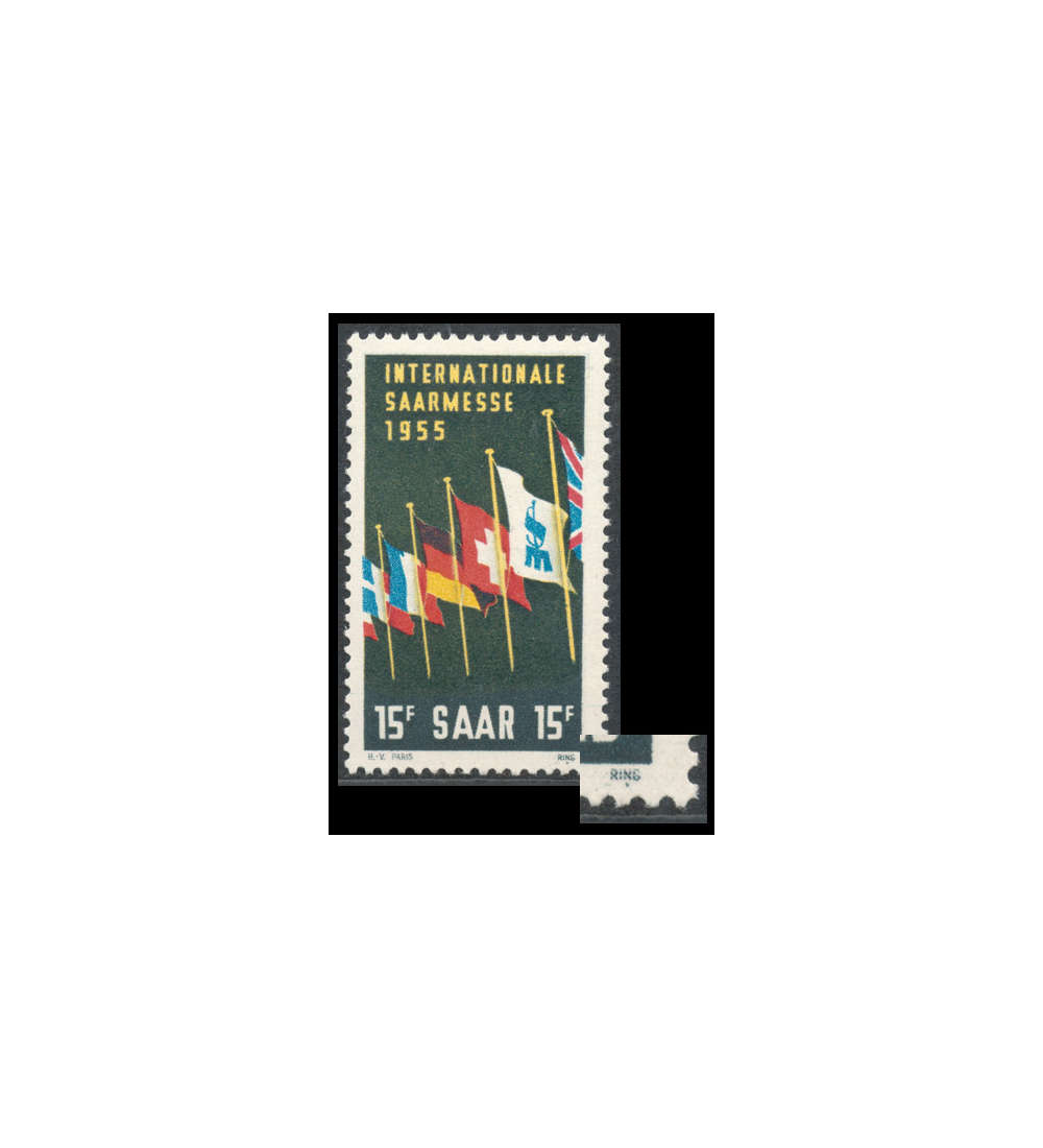   Saar Nr. 359 III postfrisch ** Plattenfehler