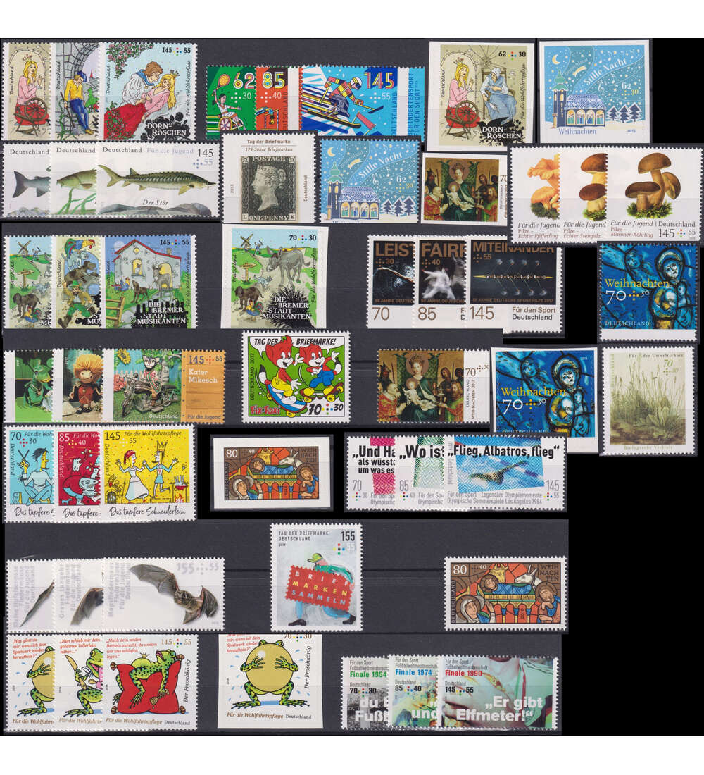 BRD Zuschlagswerte 2015 - 2019 komplett