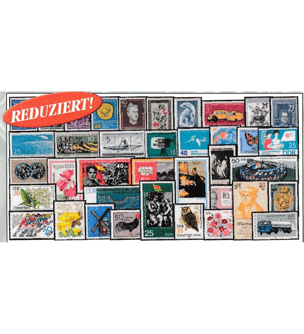 DDR 38 verschiedene Sperrwerte postfrisch