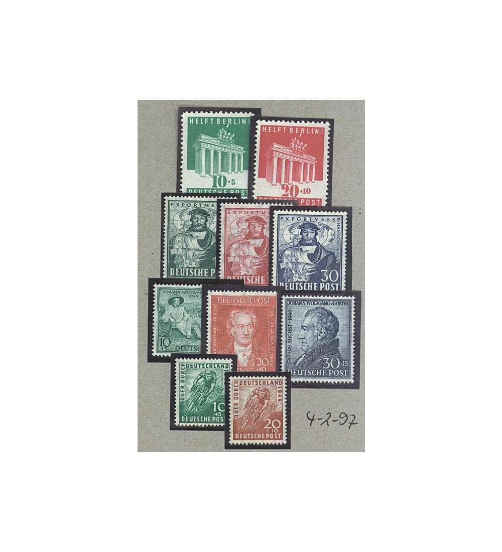 Alliierte Besetzung Nr. 101-110 postfrisch**