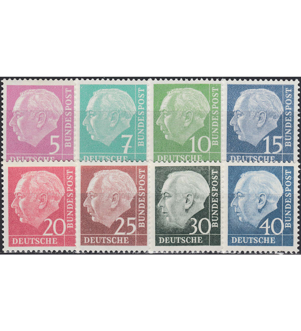 BRD BUND &nbsp; HEUSS LUMOGEN KOMPLETT POSTFRISCH **