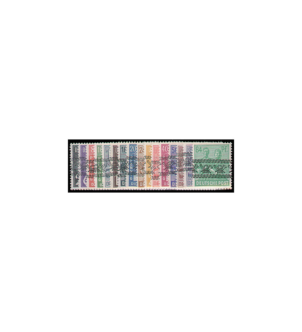 Alliierte Besetzung Nr. 36-51 I postfrisch ** Bandaufdruck 16 Werte