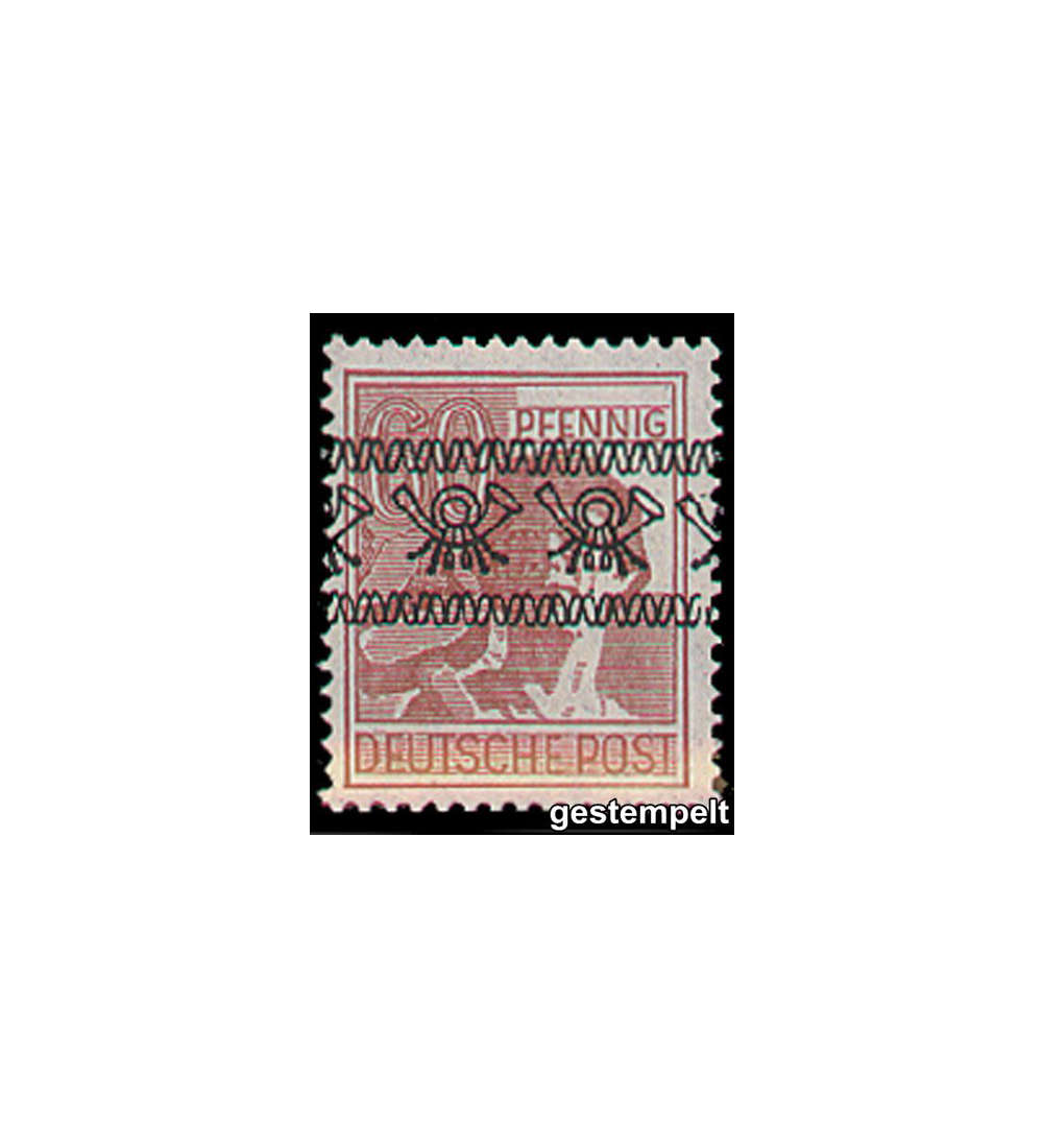 Alliierte Besetzung Nr. 49 I gestempelt  Bandaufdruck geprft