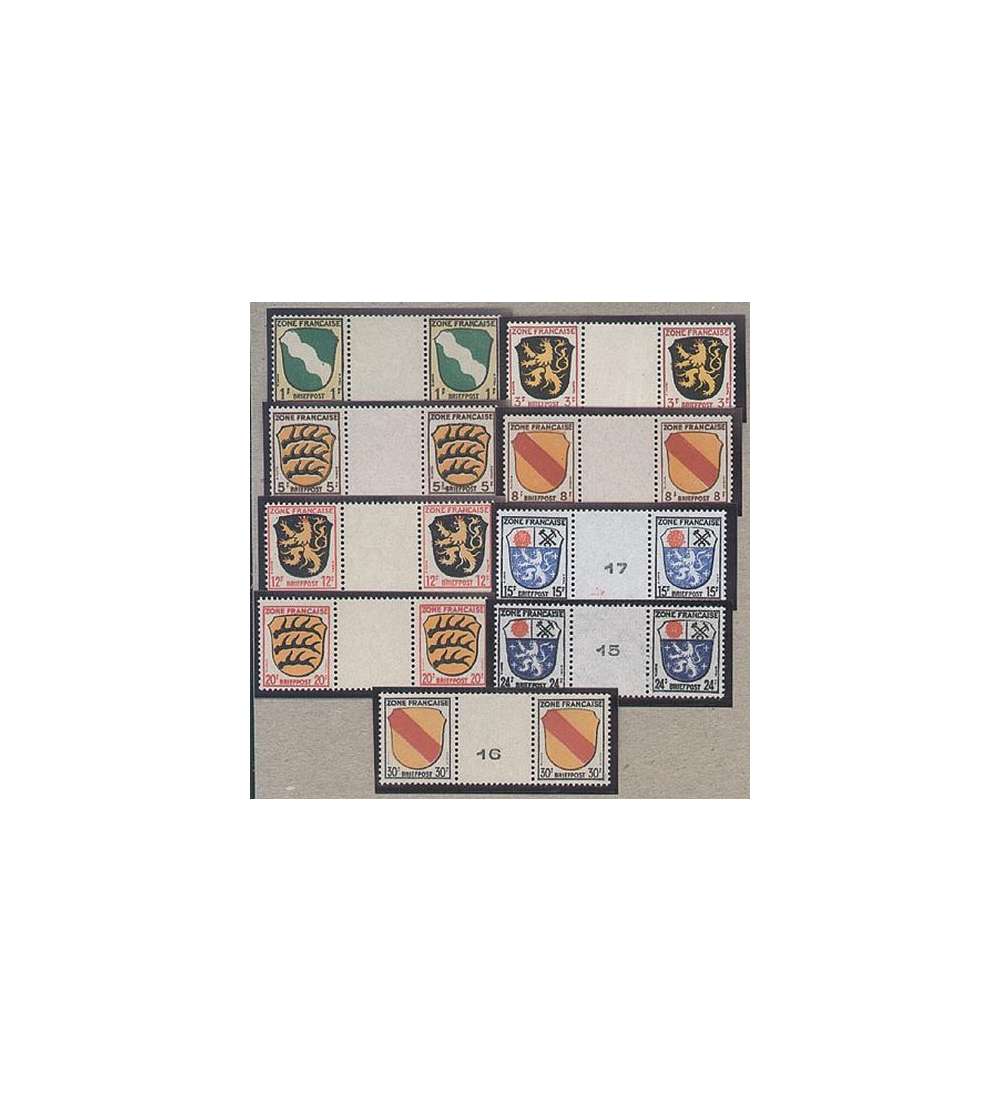 FRANZSISCHE ZONE - ZWISCHEN- STEGPAARE