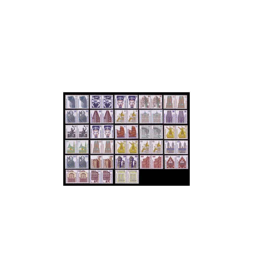 BRD Bund  Sehenswrdigkeiten 87-94 Paarsatz postfrisch ** 28 Werte