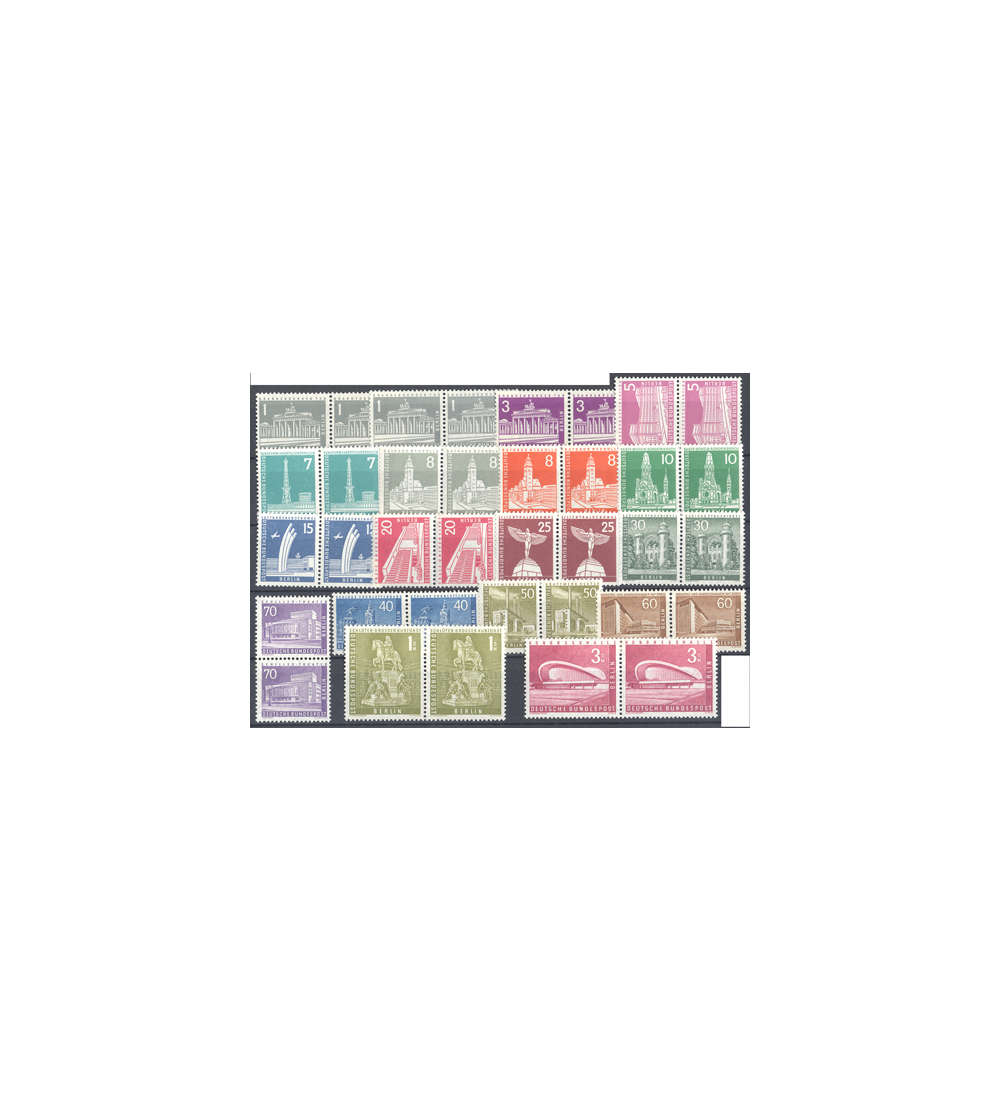 Berlin Stadtbilder Paarsatz postfrisch komplett