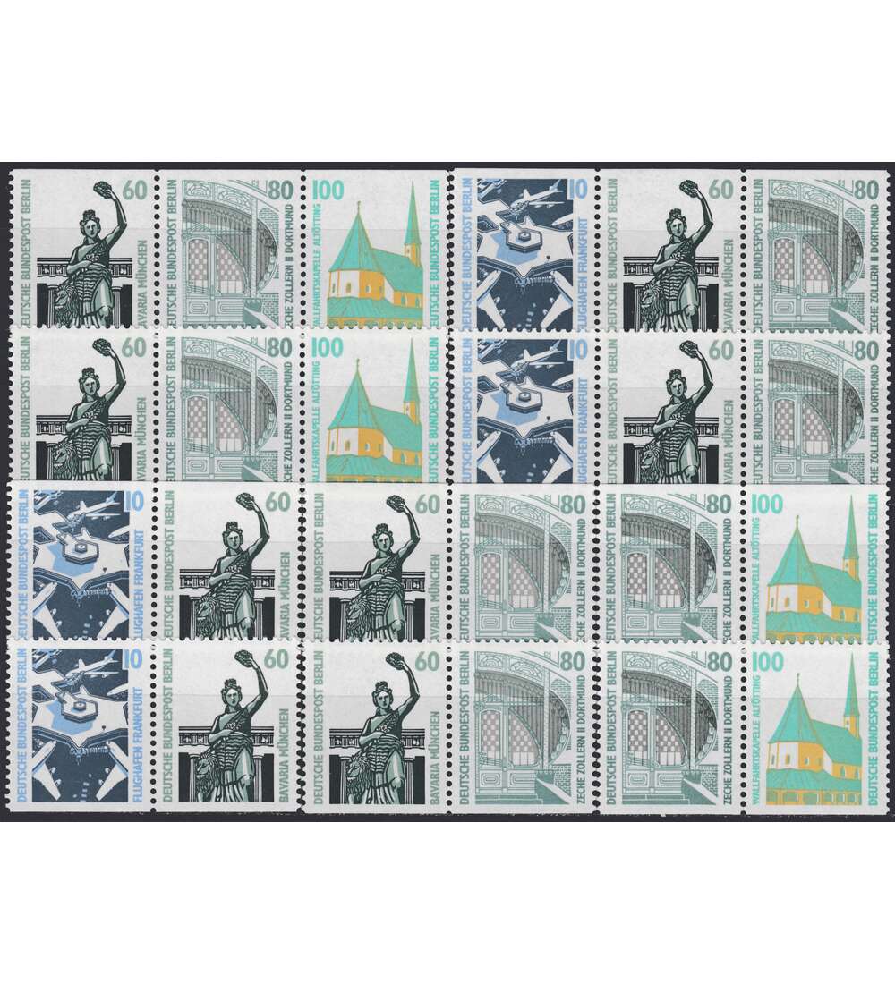 Berlin Zusammendrucke W89-W98 Sehensw�rdigkeiten II postfrisch **