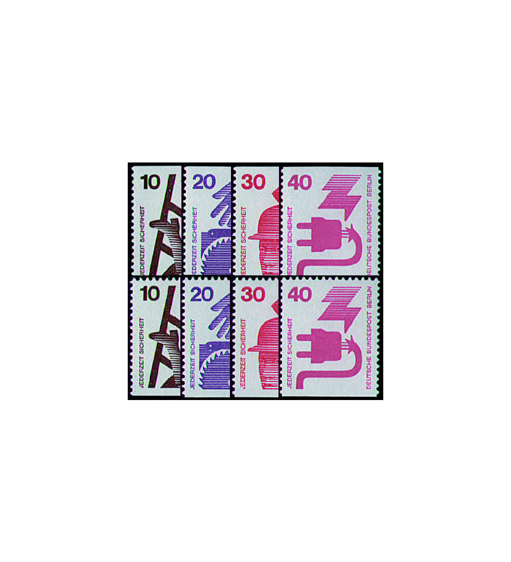 Berlin Unfallverhtung geschnitten postfrisch **