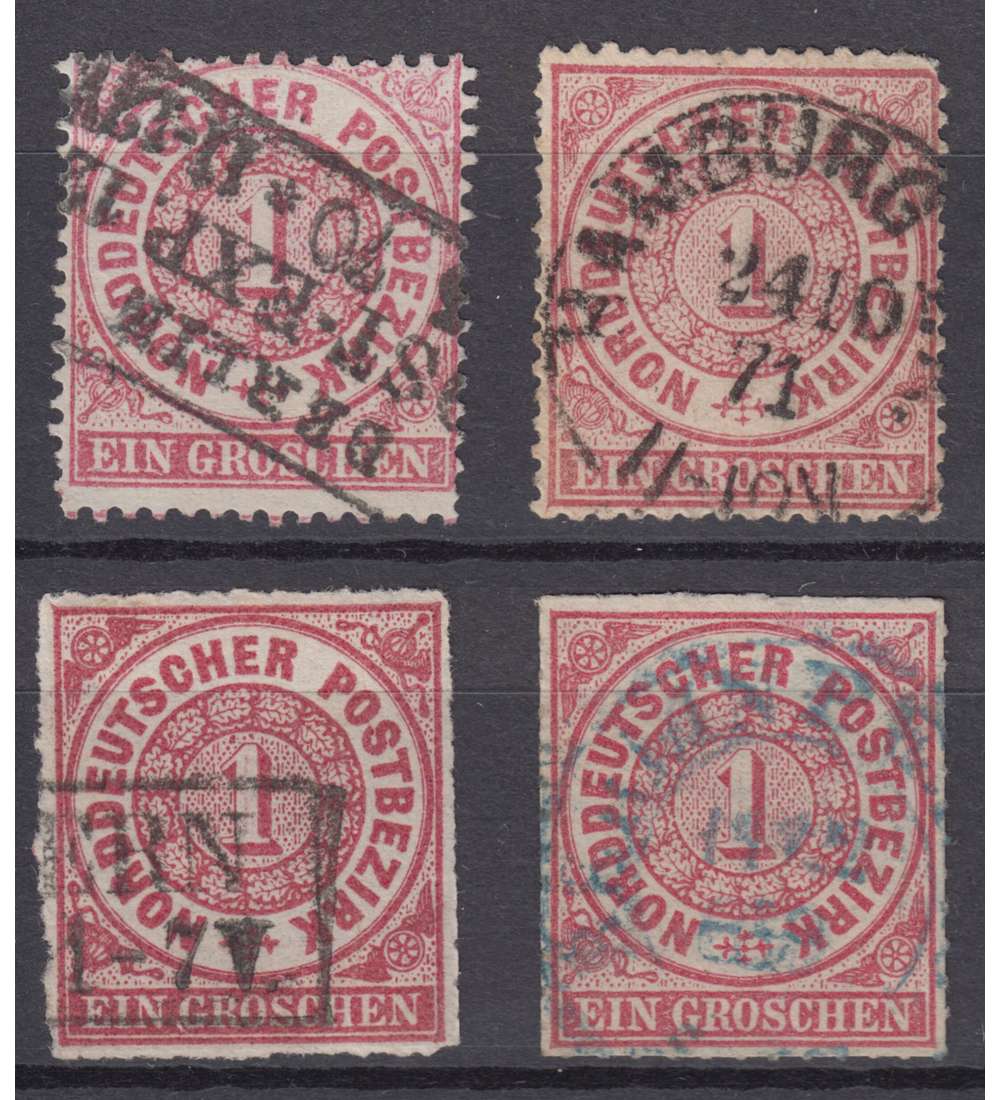 NDP Nr. 4+4x + 16+16x gestempelt