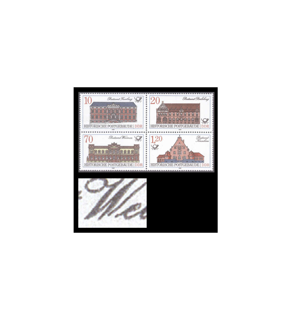 DDR Nr. 3069 I postfrisch Plattenfehler