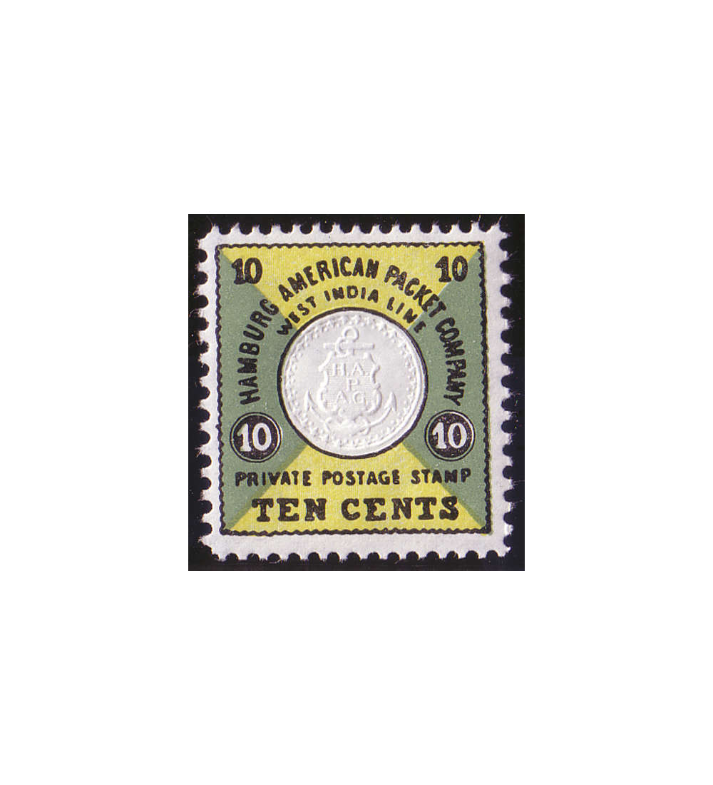 Replik: Deutsche Schiffspost HAPAG-Marke