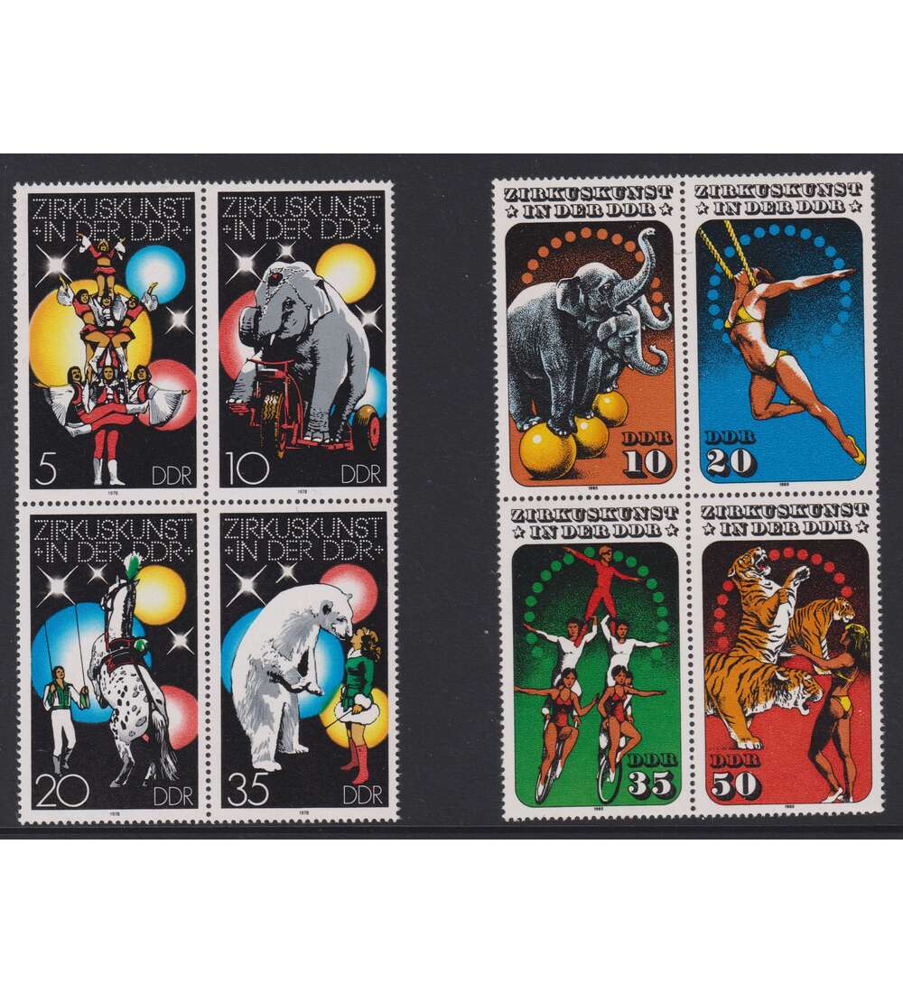DDR-Zusammendrucke postfrisch �ber 40 verschiedene mit Nr- 2364-2367 und 2983-2986