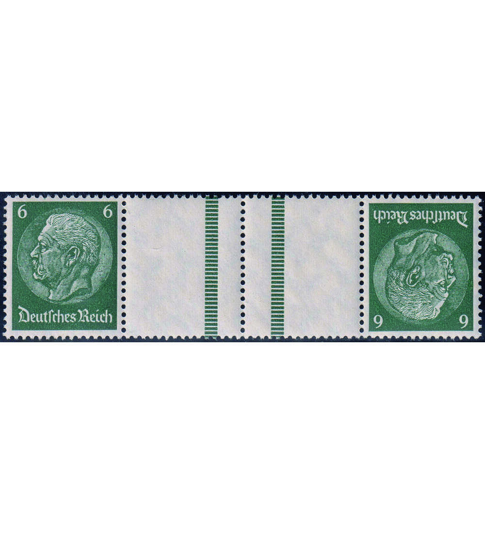 Deutsches Reich-Zusammendruck KZ 22.6 postfrisch Hindenburg