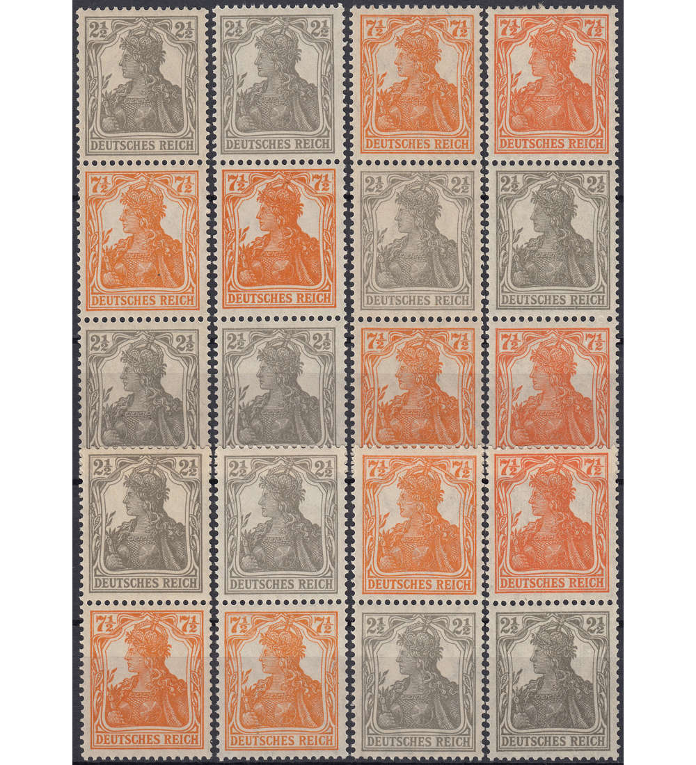 Deutsches Reich-Zusammendrucke