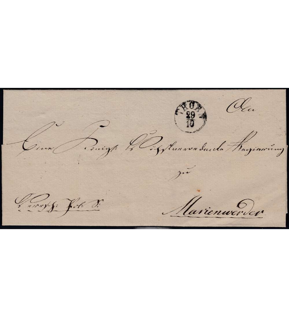 Vorphila-Originalbeleg