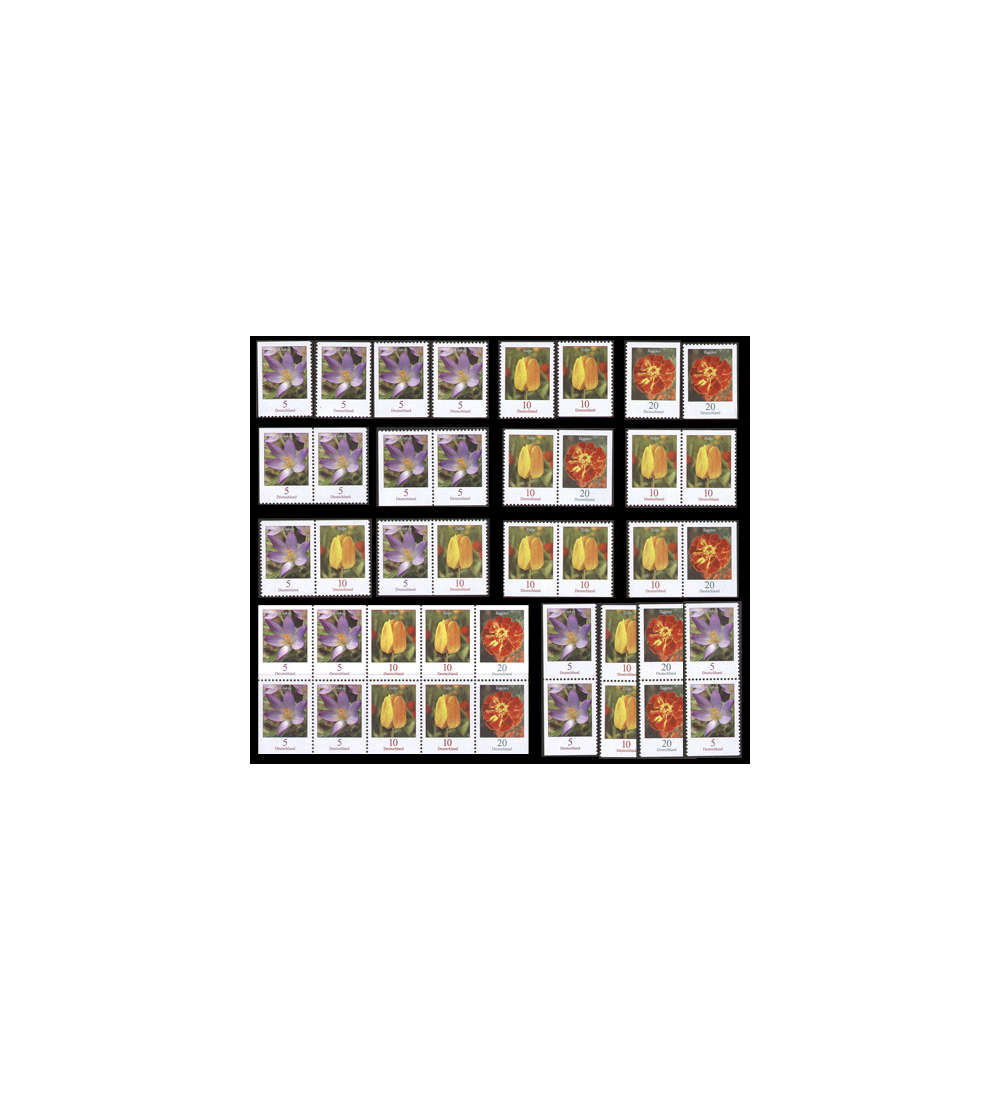 BRD Bund  Blumen 2005 postfrisch ** teilgezhnte Ausgaben