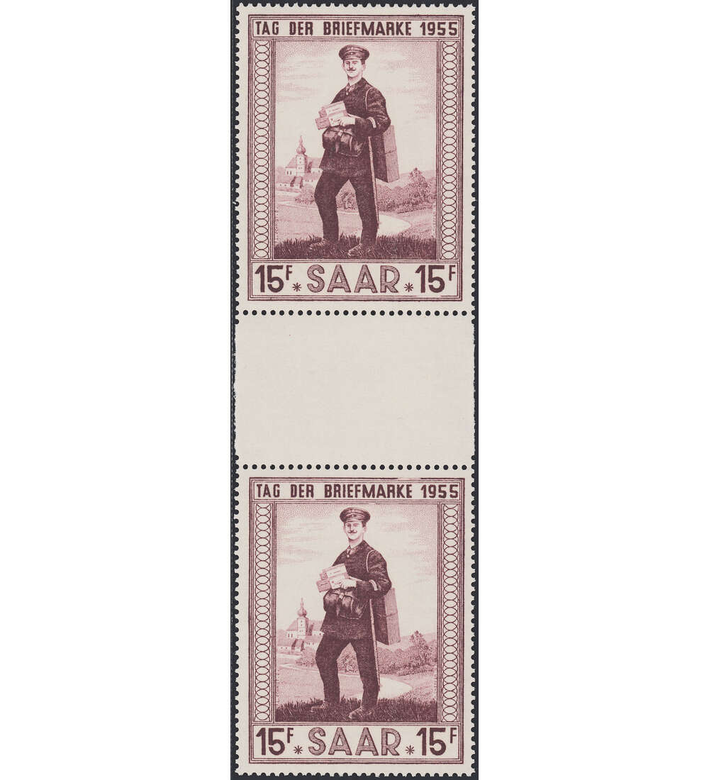   Saar Nr. 361 ZS postfrisch ** Zwischenstegpaar