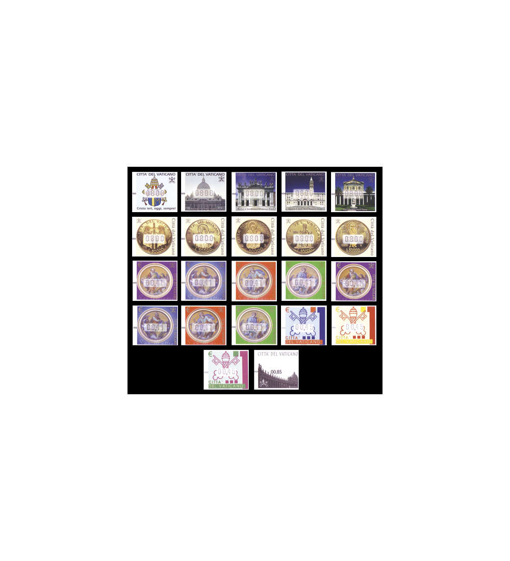 Vatikan ATM Nr. 1-18 +11-14x postfrisch