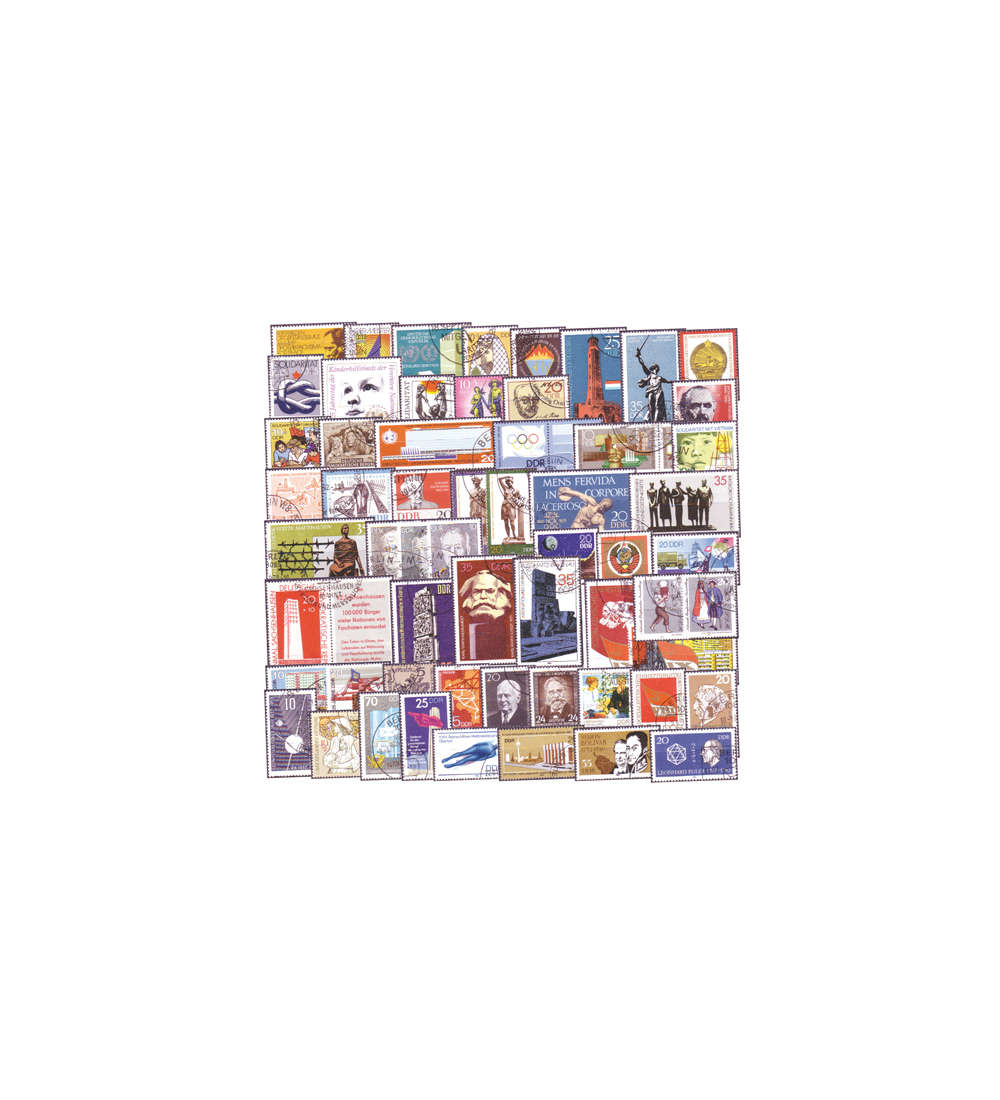 DDR Komplett Ausgaben gestempelt