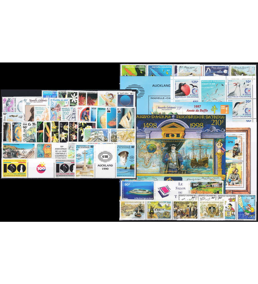 Zusammenstellung: Neukaledonien postfrisch **