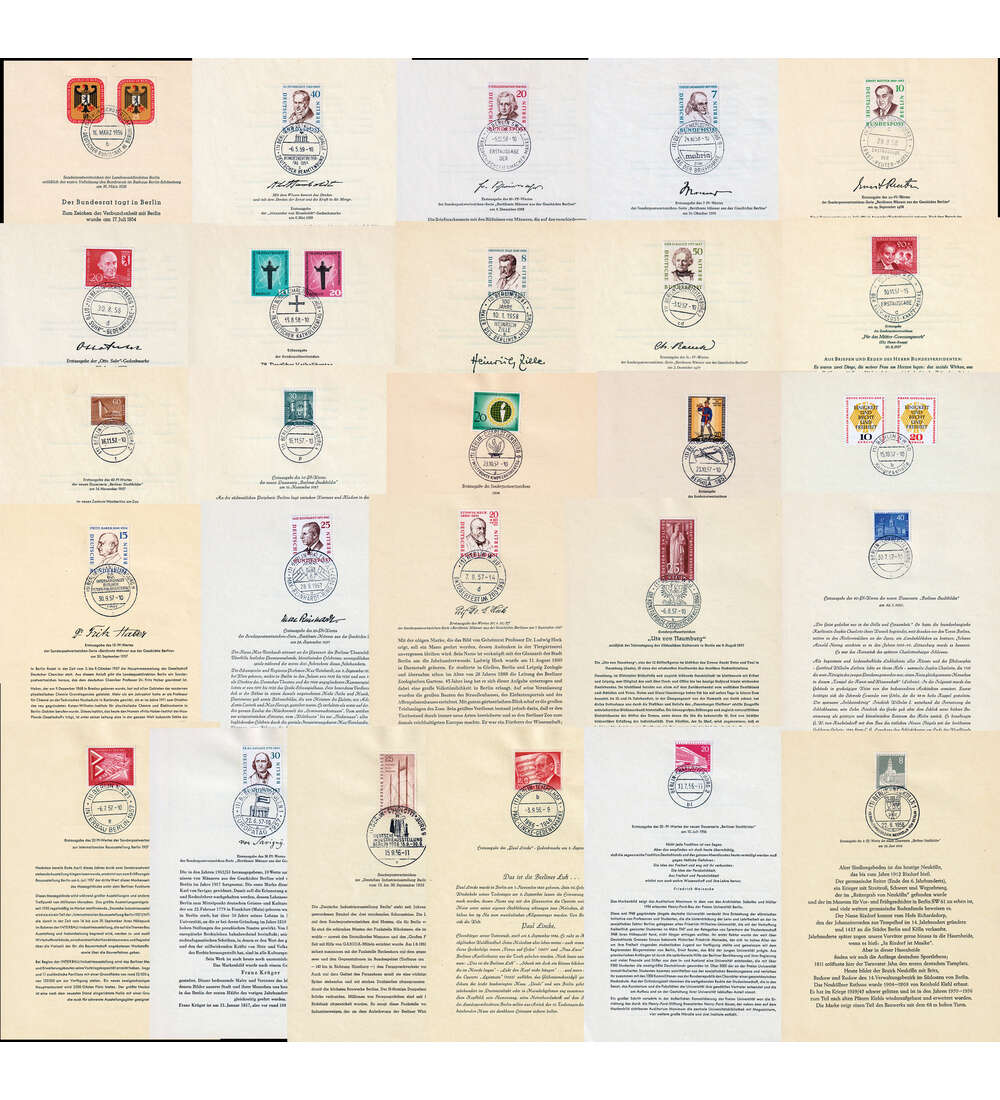 Berlin - Alt - ETB 26 verschiedene Ausgaben