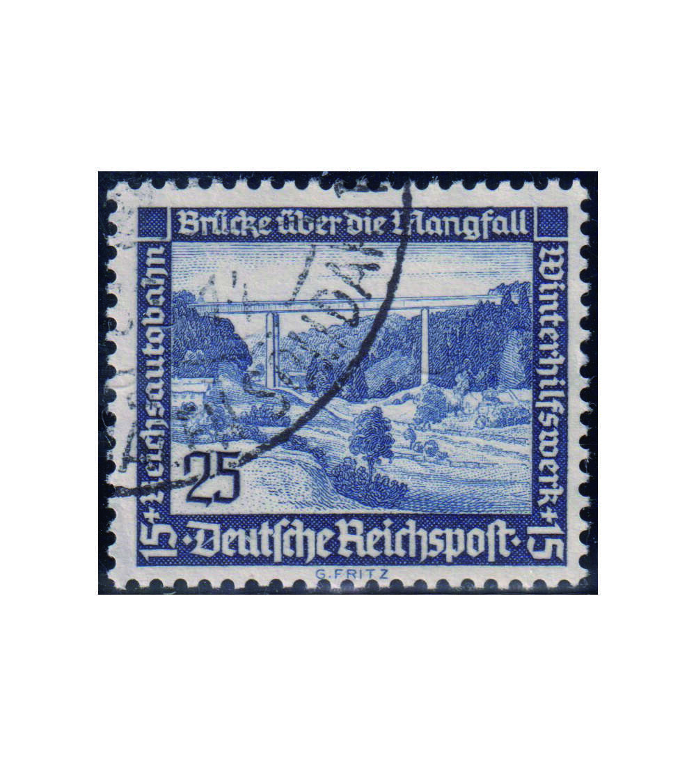 100 ver. Deutsches Reich mit Nr. 641 gestempelt