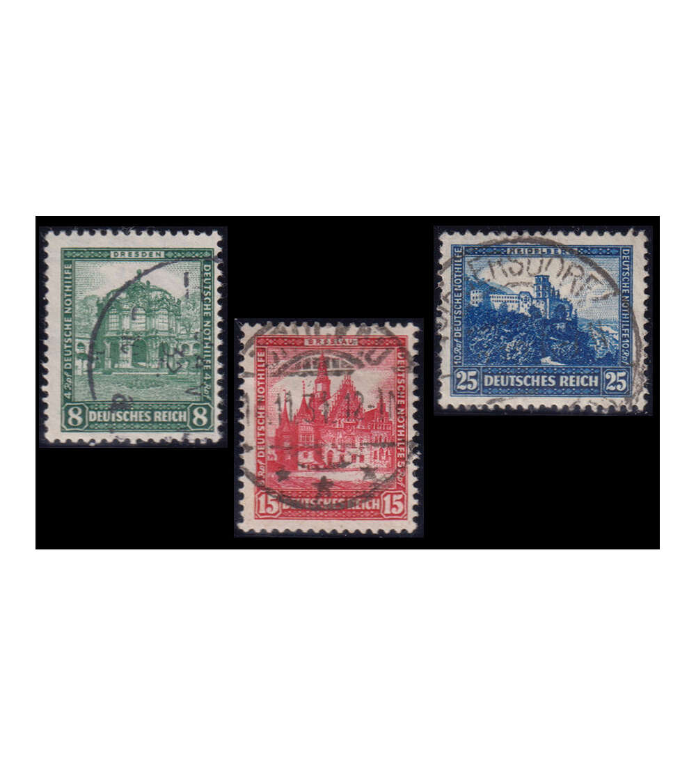 Dt. Reich Nothilfe 1931 Nr. 459-461 gestempelt