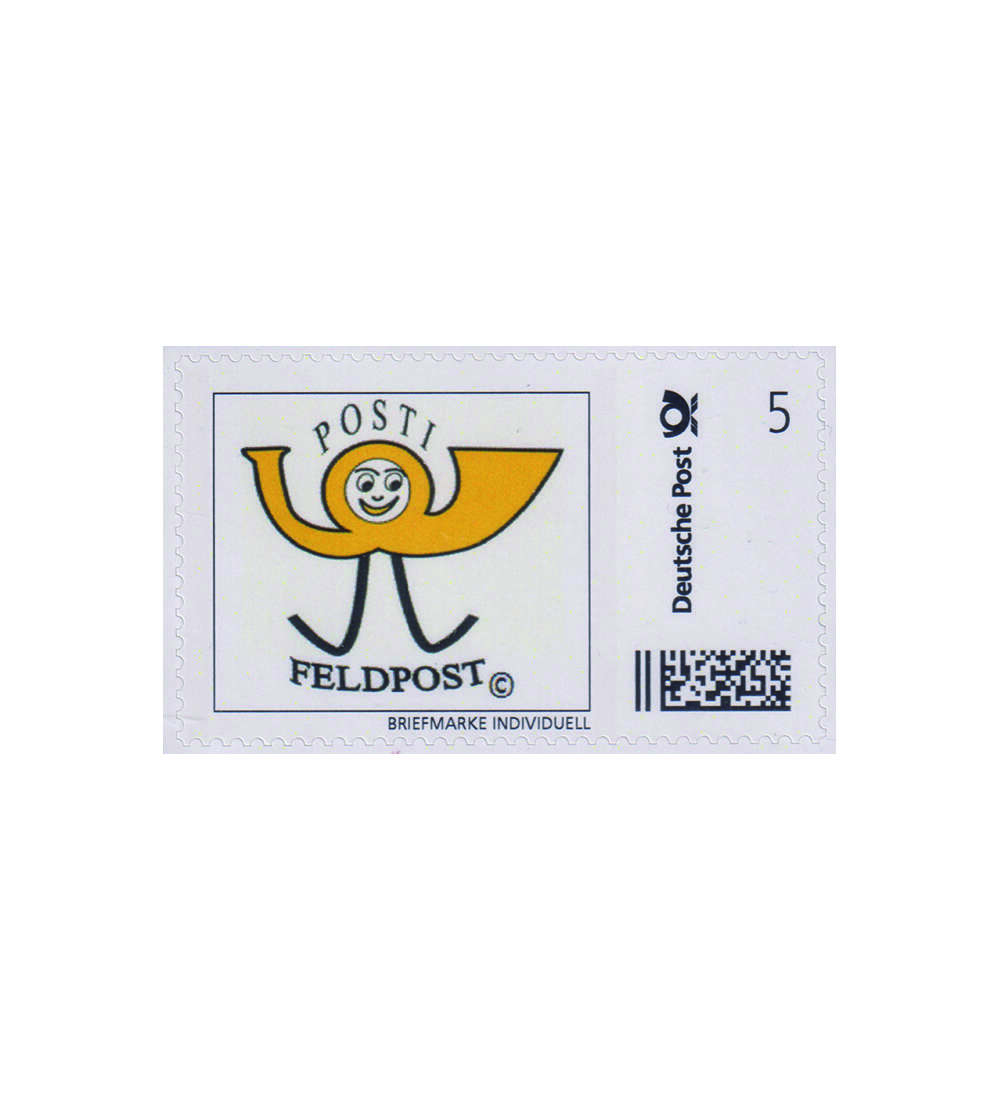Deutsche Post Feldpost Briefmarke Individual postfrisch und selbstklebend