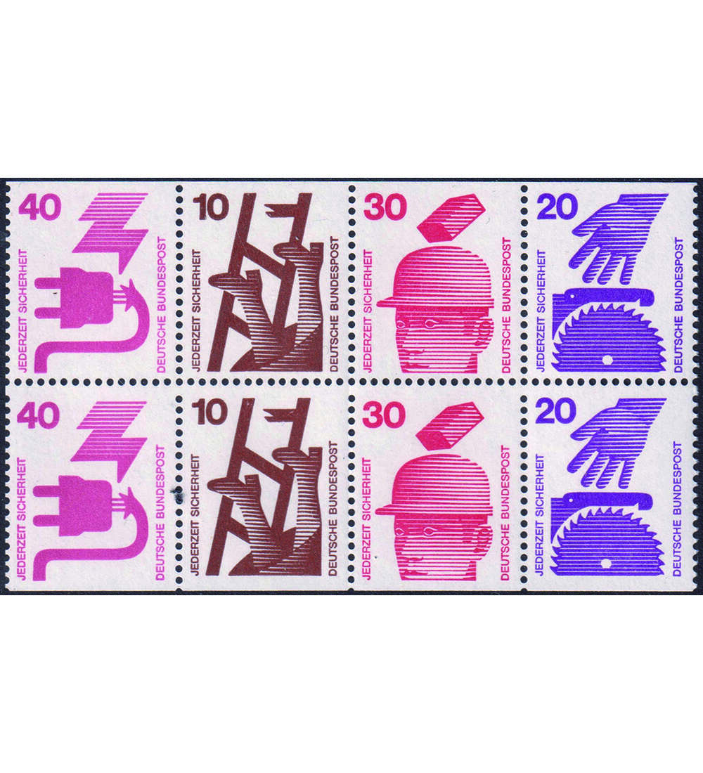   BRD - H-Blatt Unfallverhtung Nr. 25 postfrisch