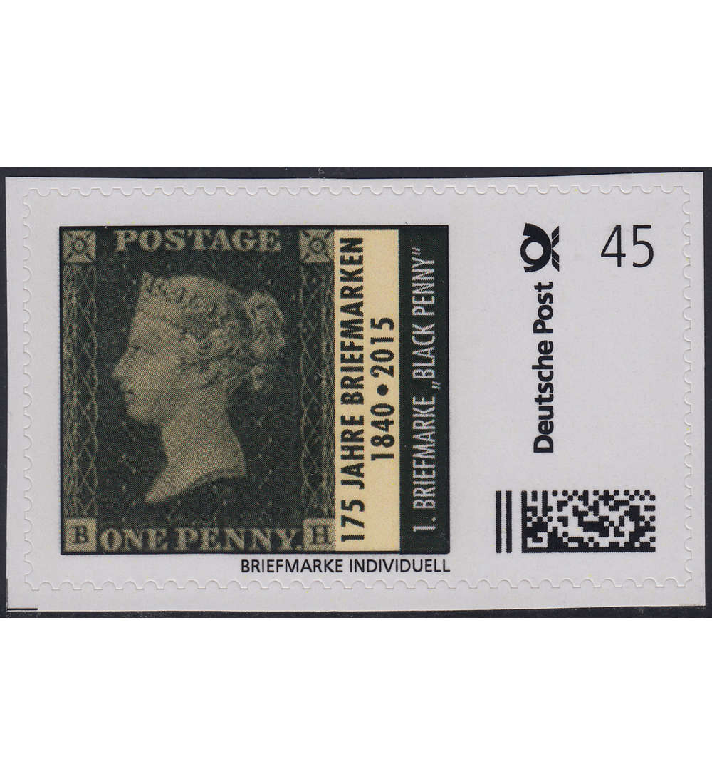 BRD Bund  175 Jahre Briefmarken 45 Cent postfrisch **