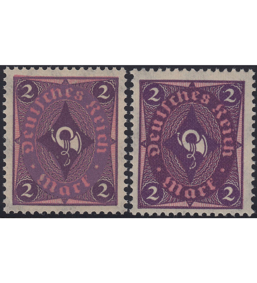 Deutsches Reich Nr. 191 I postfrisch ** mit Vergleichsstck