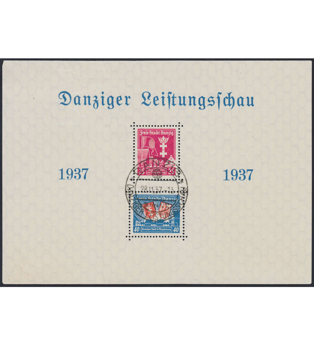 Danzig Block 3 gestempelt