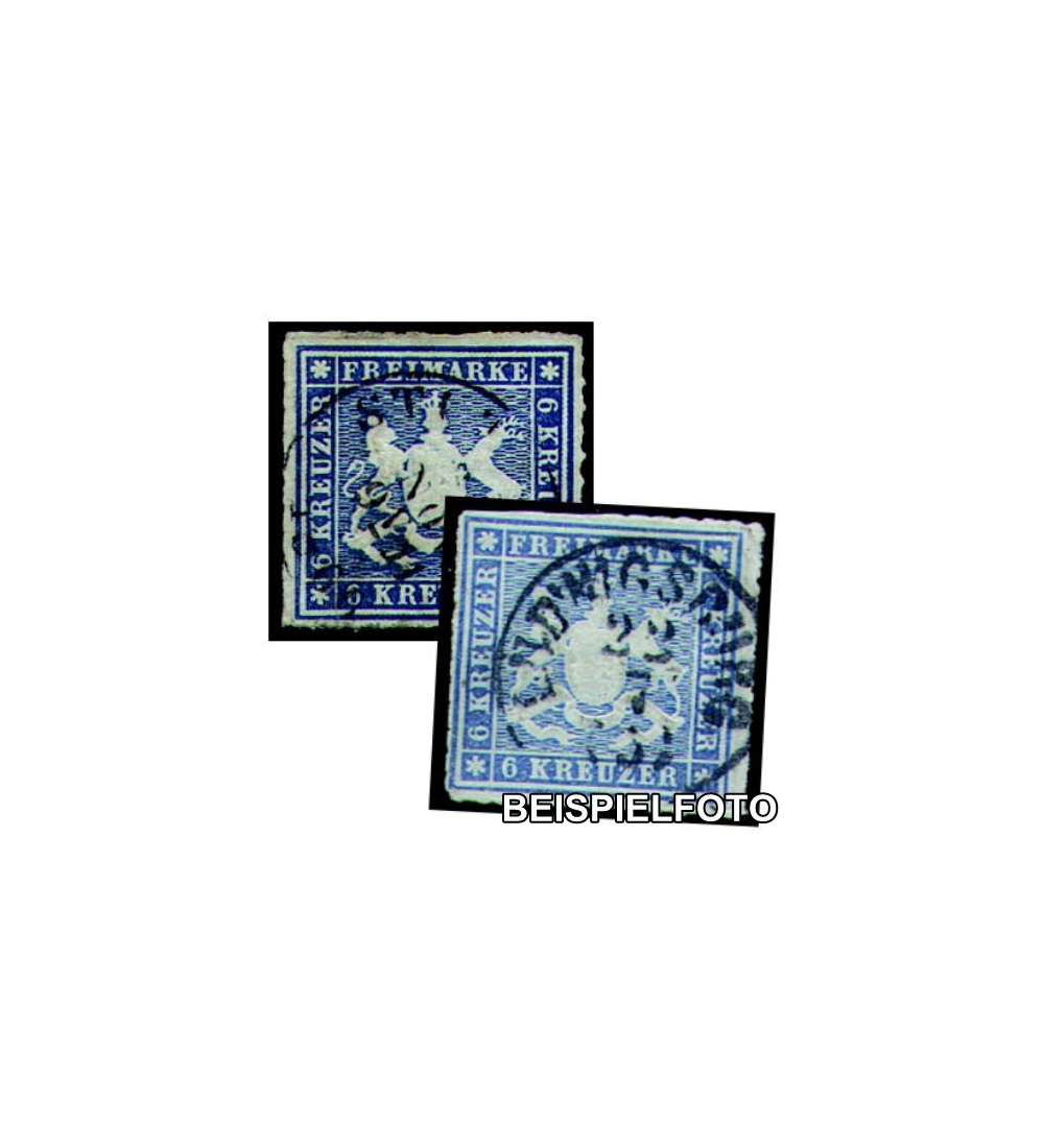 Wrttemberg Nr. 32a+b gestempelt