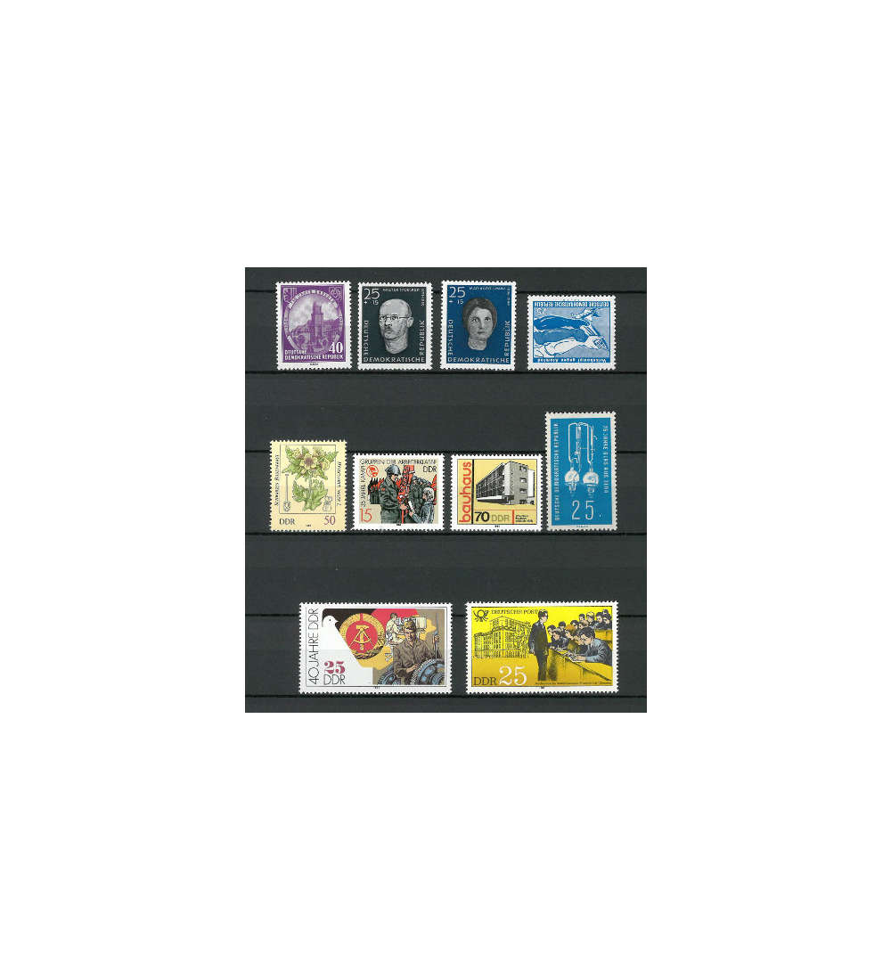 DDR 10 postfrische ** Sperrwerte
