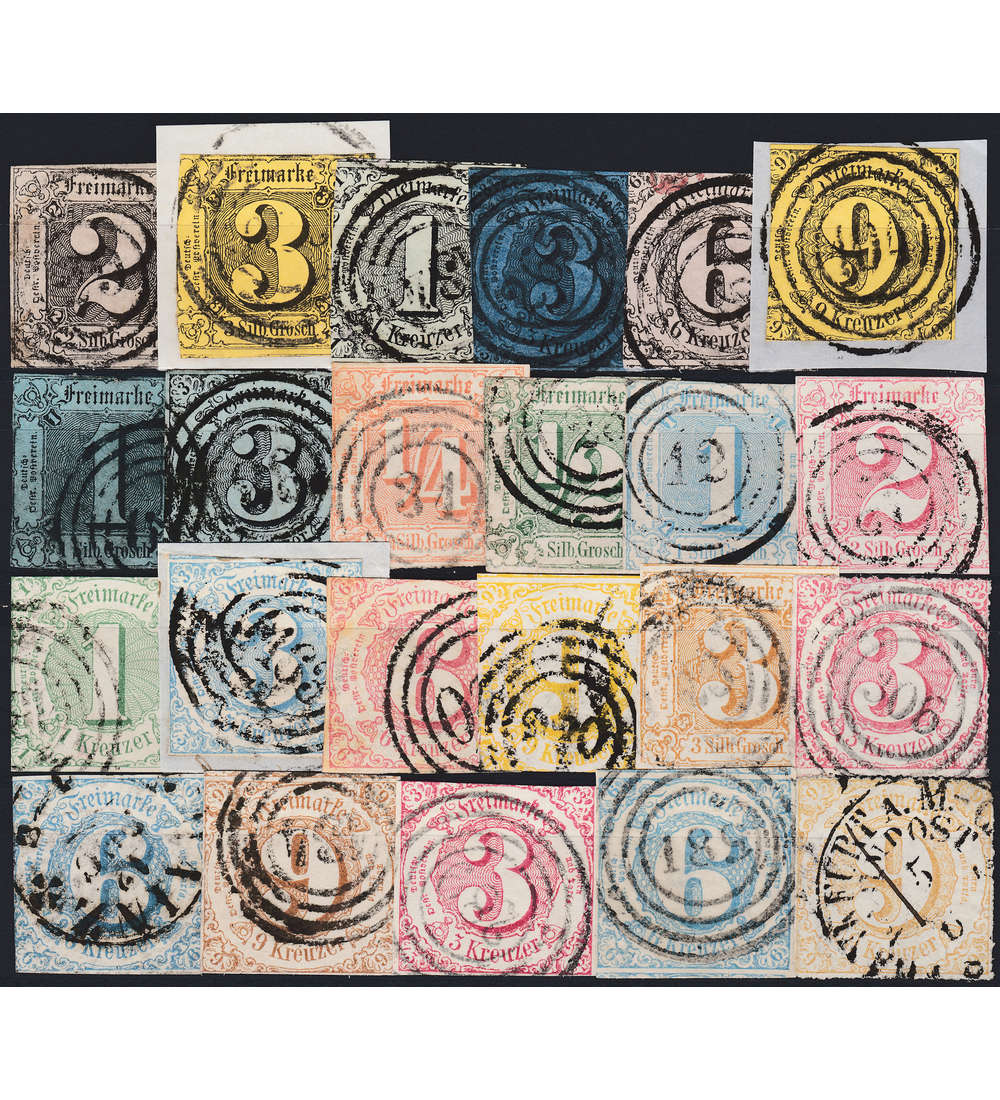 Thurn & Taxis gestempelt