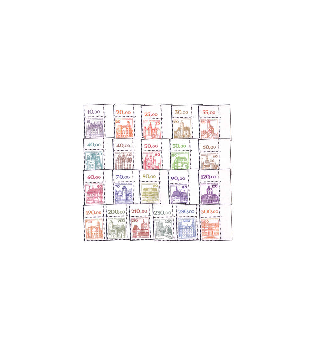 Berlin Burgen & Schlsser postfrisch Eckrandsatz oben rechts