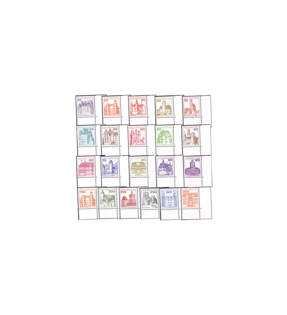 Berlin Burgen & Schlsser postfrisch Eckrandsatz unten rechts