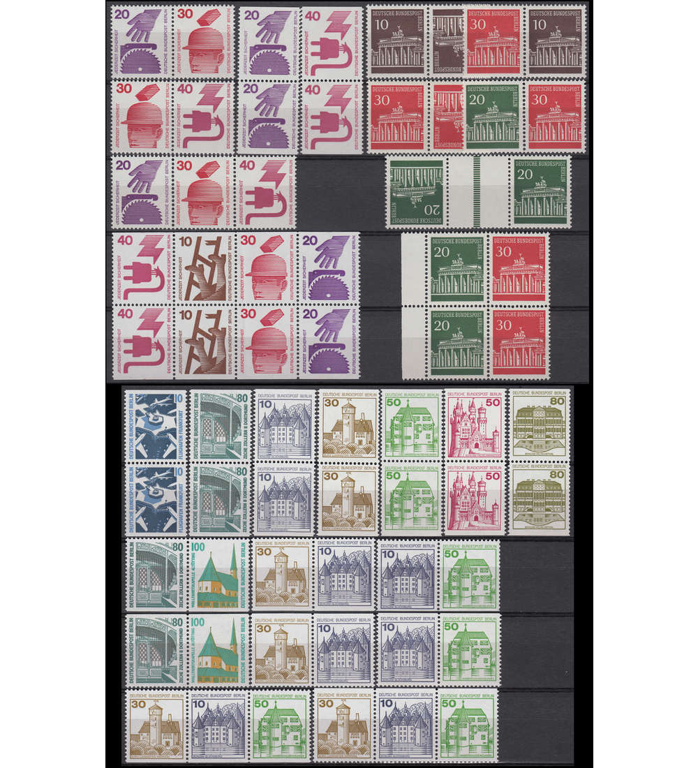 Berlin Zusammendrucke und Heftchenbltter postfrisch **