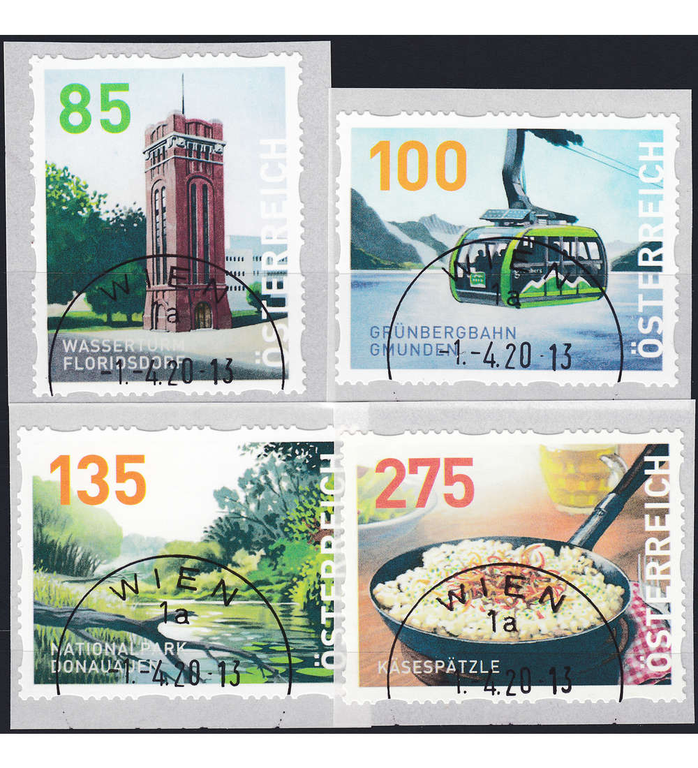 sterreich Dispensermarken Nr. 29-32 gestempelt