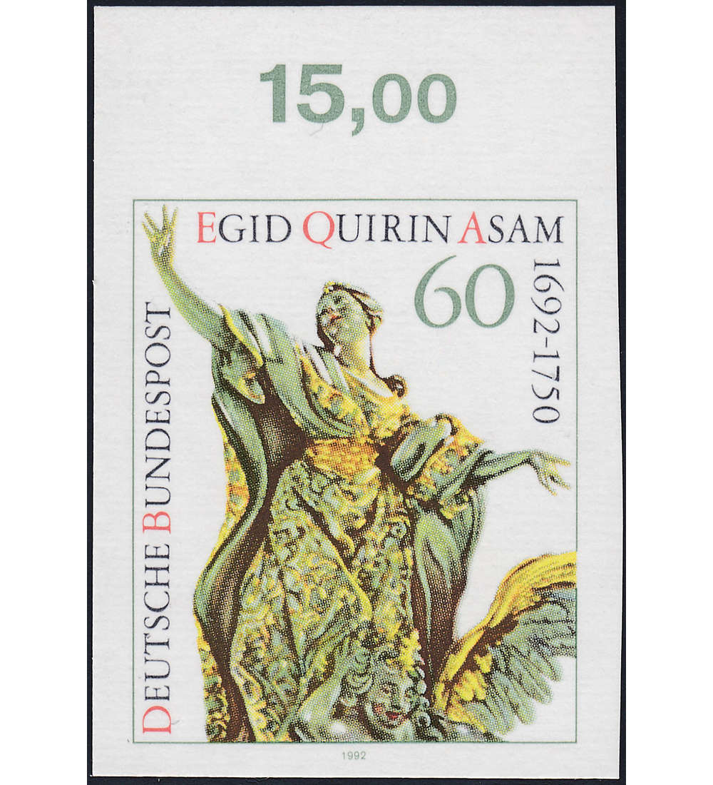 BRD Bund Nr. 1624 ungezhntes Oberrandstck postfrisch **