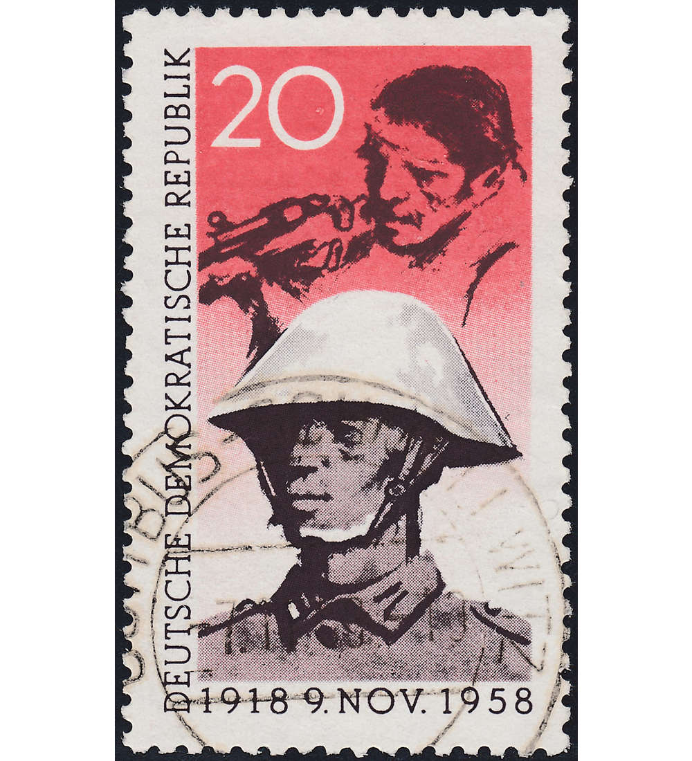 DDR Nr. 662 Pappchinese Einzelmarke mit sauberer Bedarfsabstempelung